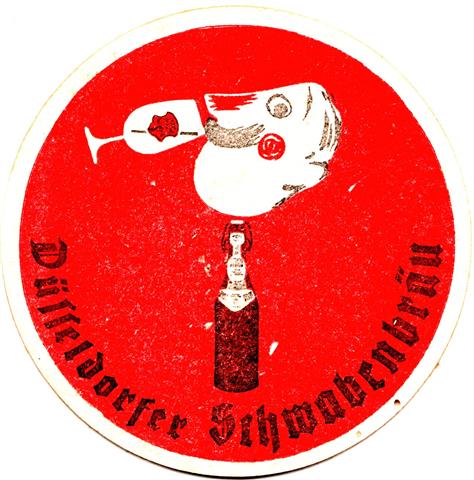 d�sseldorf d-nw schwaben rund 5b (215-mitte bierflasche-schwarzrot)